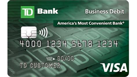 td business visa debit card.